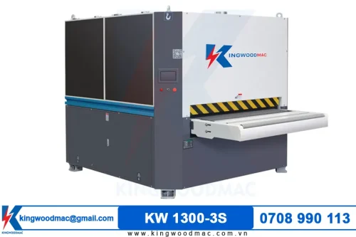 Máy chà nhám chổi 3 trục 1m3 KW 1300-3S | Kingwoodmac