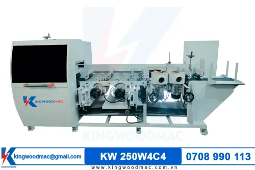 Máy chà nhám chổi 4 mặt 8 trục KW 250W4C4 | Kingwoodmac