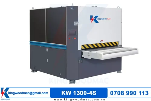 Máy chà nhám chổi 4 trục 1m3 KW 1300-4S | Kingwoodmac