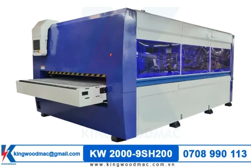 Máy chà nhám chổi khổ 2m dày 200 KW 2000-9SH200 | Kingwoodmac