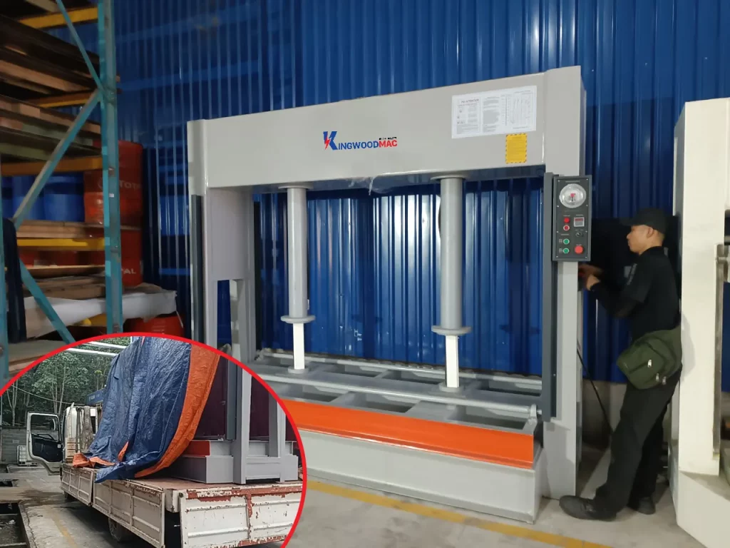 MÁY ÉP NGUỘI THỦY LỰC 50 TẤN - KW 50T 1 Giao máy ép nguội thủy lực 50 tấn| Kingwoodmac